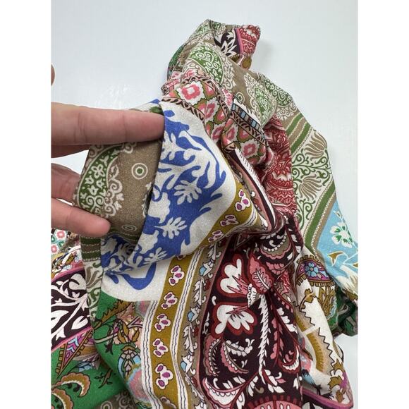 Anthropologie Multicolor Patchwork Wide Leg Pants - Picture 15 of 16